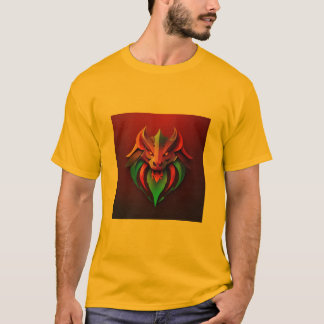 Moda del logo del dragón de camisetas