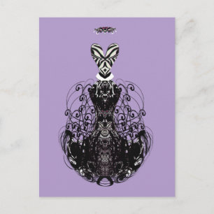 Moda Diva Retro Vintage Color de la tarjeta Person