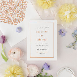 Moda Dusty Ditzy Invitación a la boda floral