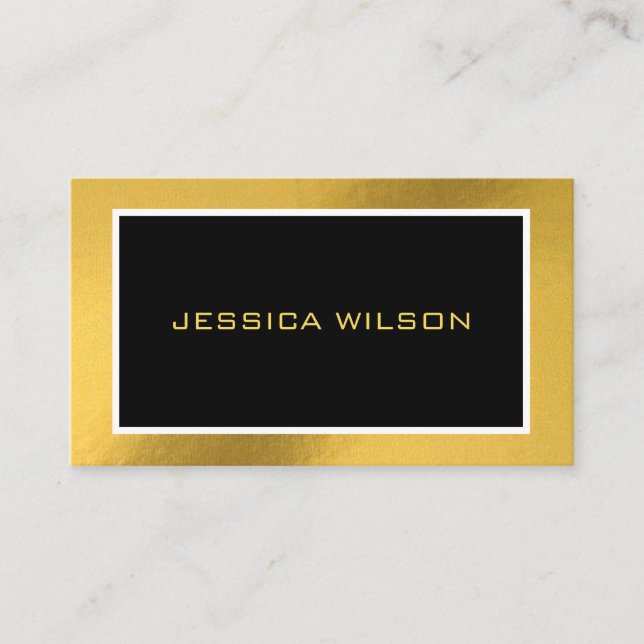 Moda elegante con tarjeta de visita para marcos do (Anverso)