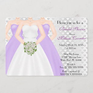 Moda Elegante Día Moderno Invitación a la Ducha Br