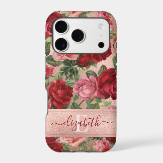 Moda Elegante Vintage Roses Rojas Roses Rojas Nomb