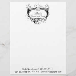 moda en blanco y negro Cabeceras de papel para emp