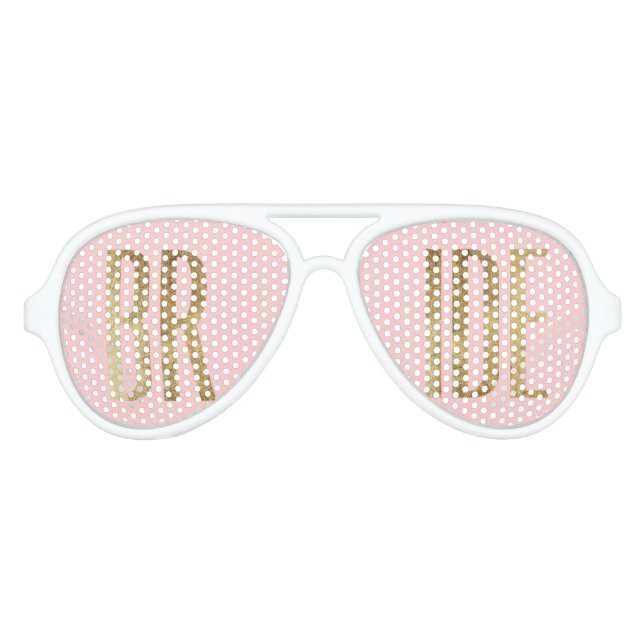 Moda Faux Gold Bride Gafas de sol (Anverso)