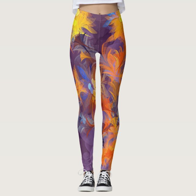 Moda floral 16 leggings (Anverso)