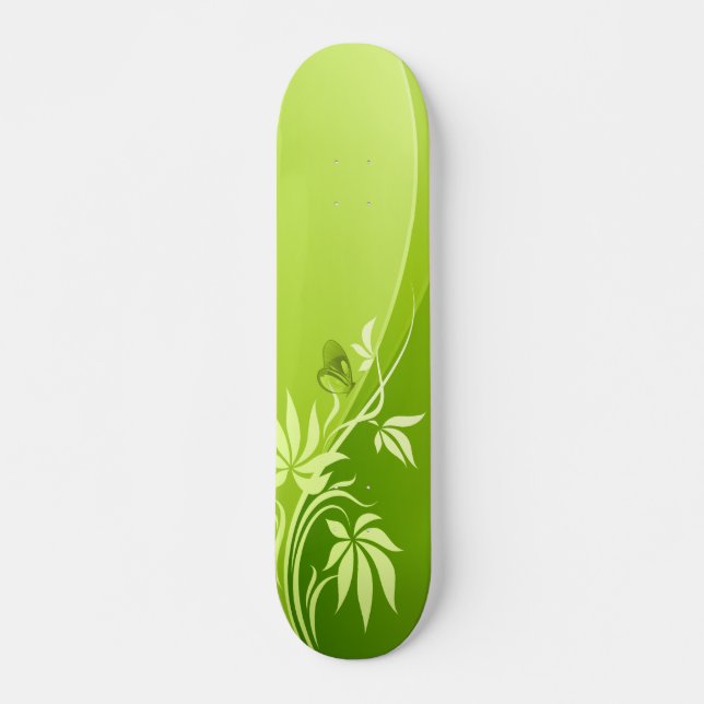 Moda floral 4 Skateboard (Anverso )