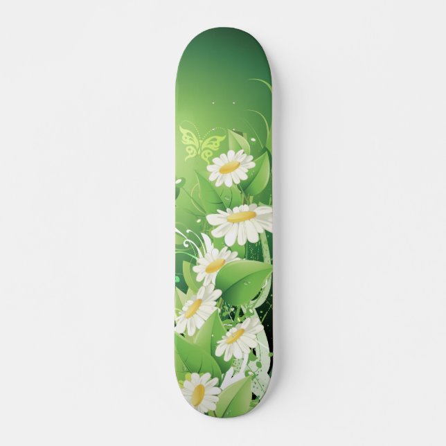 Moda floral 7 Skateboard (Anverso )