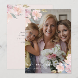 Moda Floral mejor tarjeta fotográfica del día de l