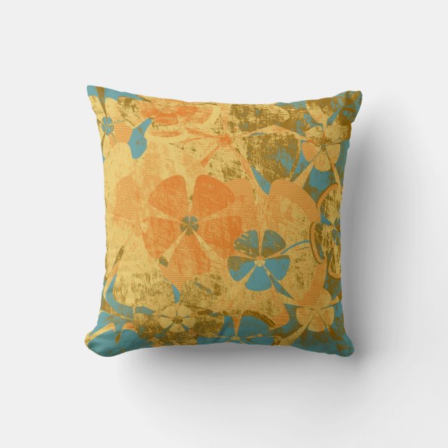 Moda floral vintage - almohada (Anverso)