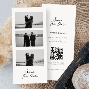 Moda Fotos Boda QR Código Guardar la fecha