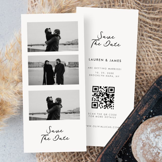 Moda Fotos Boda QR Código Guardar la fecha (Subido por el creador)