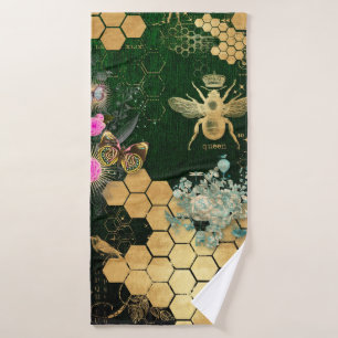 Moda francesa, victoriana, abeja, floral, Relieve