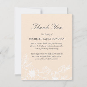 Moda Funeral Foto Gracias Nota Rubor Magnolia