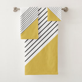 Moda geométrica elegante de moda Mostaza Amarillo