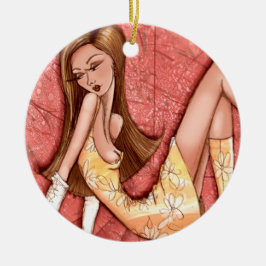 Moda Go-Go Chica Decoración Arte Original