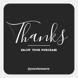 Moda Gracias por su Pegatina de compras