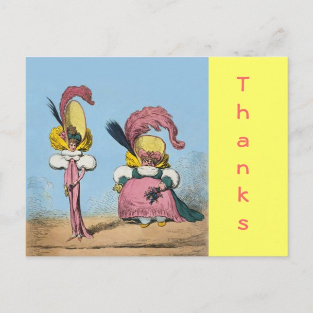 Moda Graciosa ~ Postcard / Invitaciones 4.25 x 5.6 (Anverso)