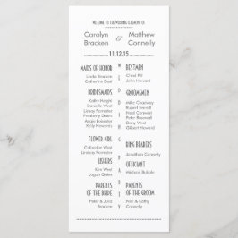 Moda Gris moderno | Tarjeta para rack del programa