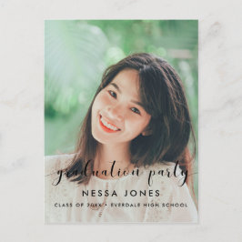 Moda Invitación a la fiesta de graduación de la fo