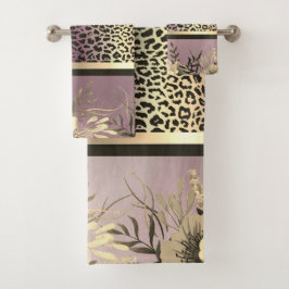 Moda Lavender Gold Safari Floral