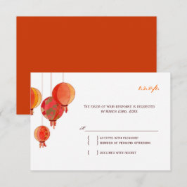Moda Linternas modernas de papel Boda RSVP
