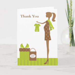 Moda Mamá Para Ser Tarjetas De Saludo De Baby Show