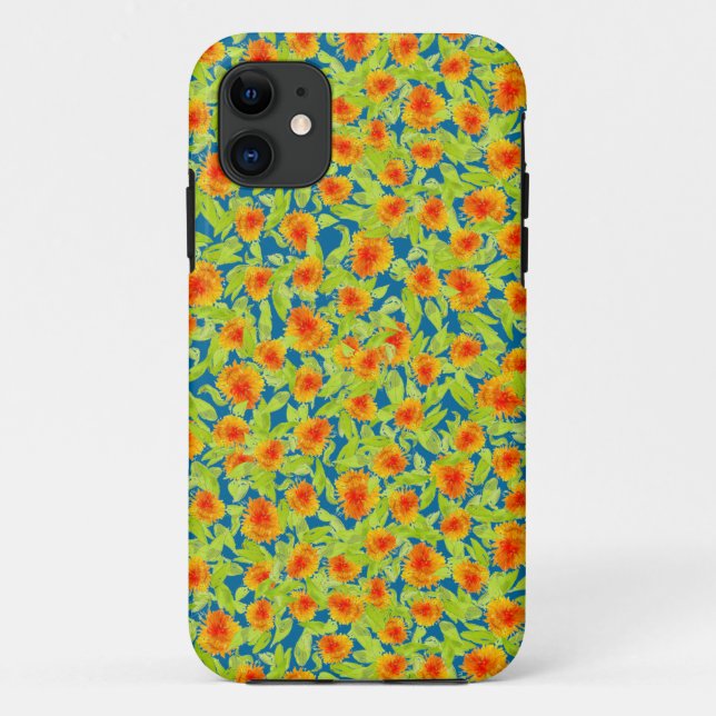 Moda Marigolds en el Funda Funda-mate para iPhone  (Reverso)