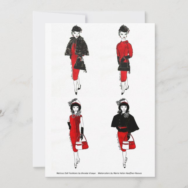Moda Matisse Doll - Tarjeta 4 (Anverso)