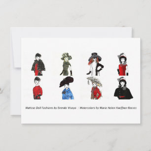 Moda Matisse Doll - Tarjeta 5, 4.5 x 6.25