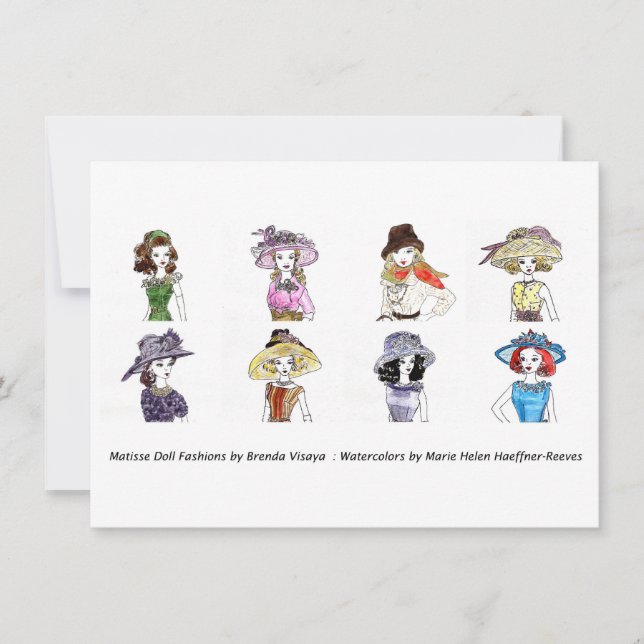 Moda Matisse Doll - Tarjeta 6, 4.5 x 6.25 (Anverso)