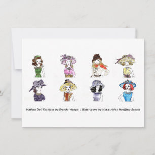 Moda Matisse Doll - Tarjeta 6, 4.5 x 6.25