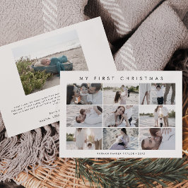 Moda Mi Primer Collage de fotos De Navidad De 10 B