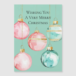 Moda Mint Oro rosa Ornamentos de Navidad