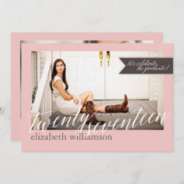 Moda moderna 2017 Invitación a una fiesta de gradu