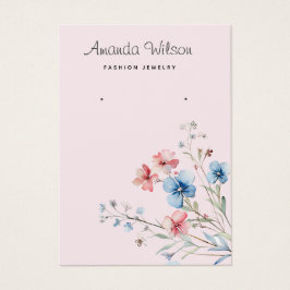 Moda moderna acuarela tarjeta de visualización de