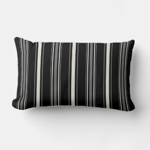 Moda moderna almohada de rayas negras y blancas