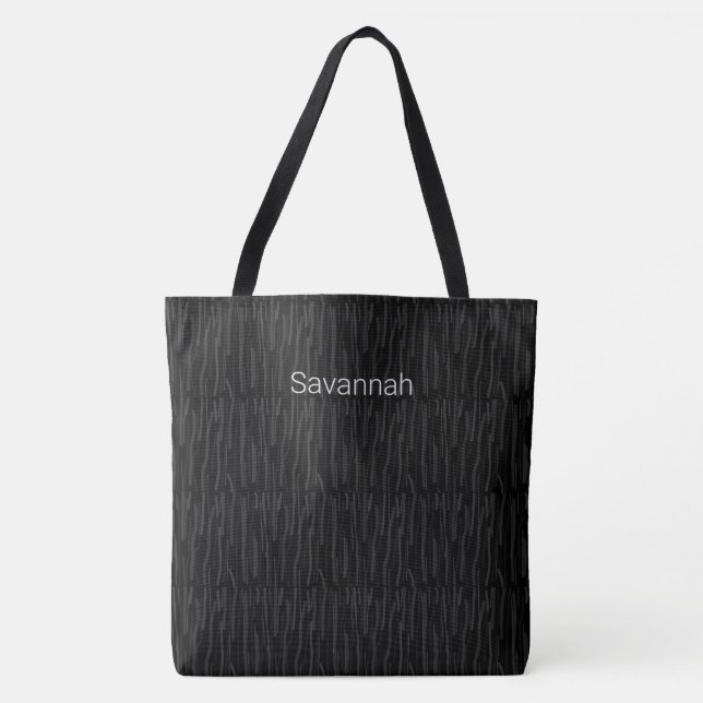 Moda moderna bolsa de tocador negra (Anverso)