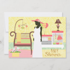 Moda moderna de Baby Shower Invitación Nursery