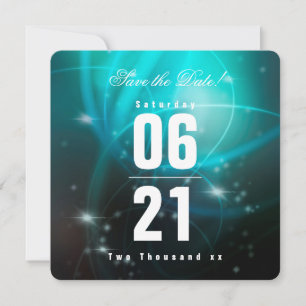 Moda moderna en el mar Profundo Aqua Bokeh con tip