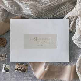 Moda moderna | Etiquetas de dirección de invitado