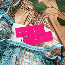 Moda Moderna y elegante etiqueta de precio rosado