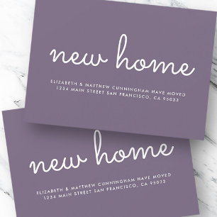 Moda moderna y nueva tarjeta de Invitación casera