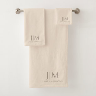 Moda monogramada Beige