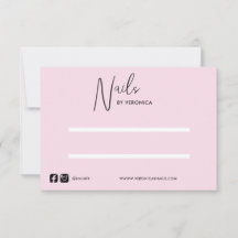 Moda negra rosa presiona en tarjeta de visualizaci