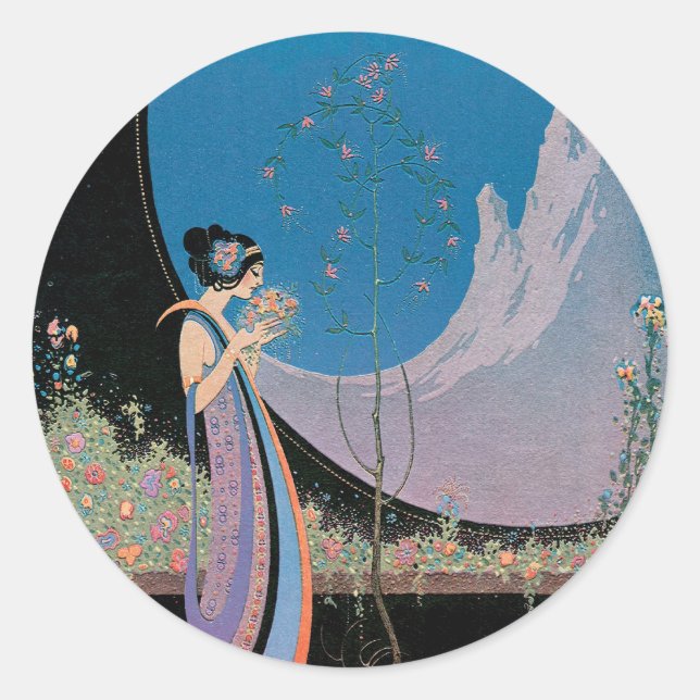 Moda Nouveau ~ 20 Pegatinas (Anverso)