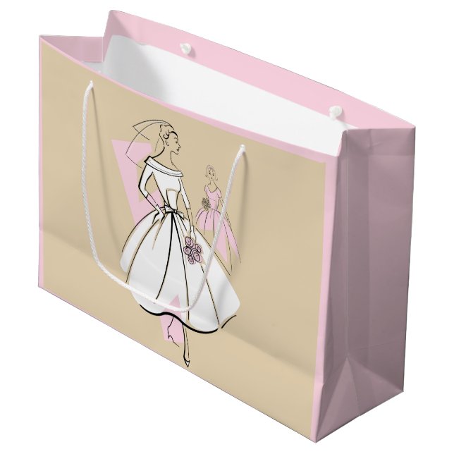 Moda Novia Neutral Group bolsa de regalo grande ro (Angulo Anverso)