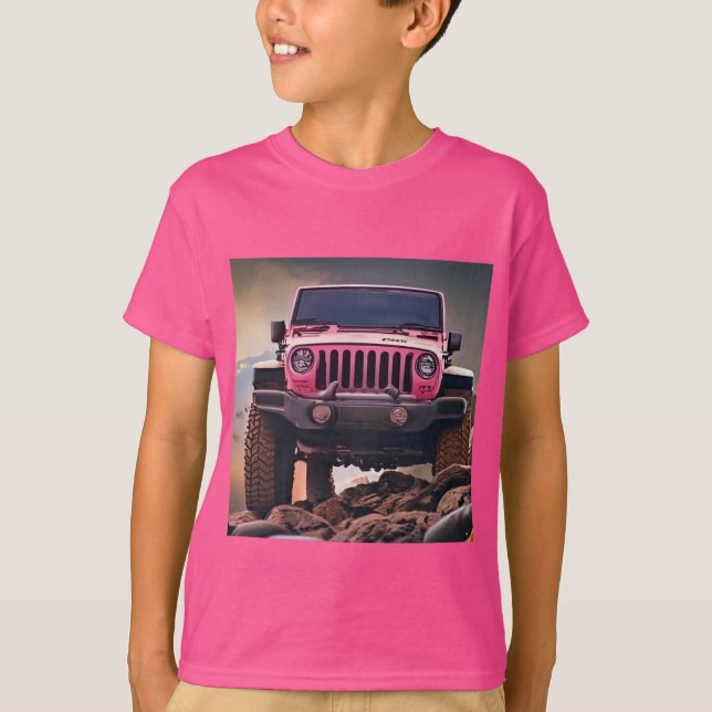 Moda para la camiseta de diseño impreso para coche (Anverso)