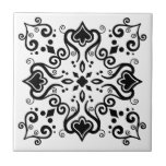 Moda Patrón A01b de estilo Azulejo blanco negro<br><div class="desc">Elegante Moda de estilo elegante Azulejo Mediterráneo portugués Estilo tradicional Modesto moderno azulejos de cerámica negro sobre un fondo blanco. Perfecto para el diseño interior o el contraportamiento. Para otras variaciones de color, póngase en contacto con el diseñador. Puede comprobar cómo se ve el patrón cuando se juntan los azulejos...</div>