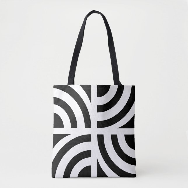 Moda Patrón de diamante Bolsa con mangos negros (Anverso)