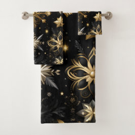 Moda Plata Y Copos De Nieve De Oro